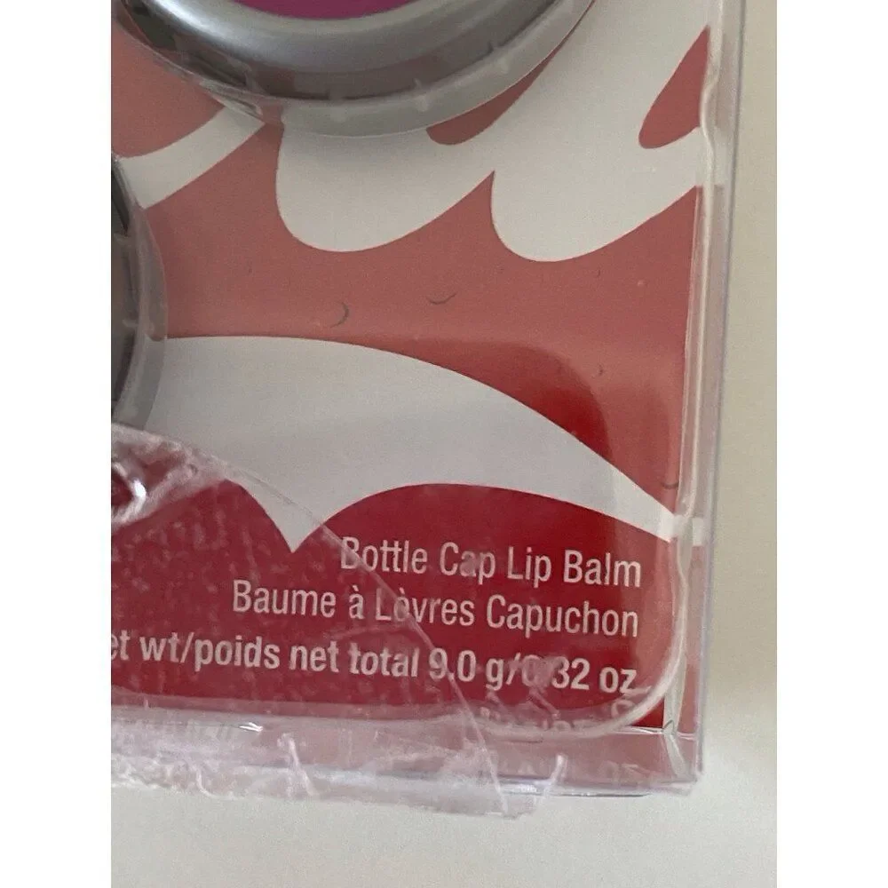 Set Of 3 Lip Smacker Cherry Coke Coca‎ Cola Classic Fanta Strawberry Lip Balms